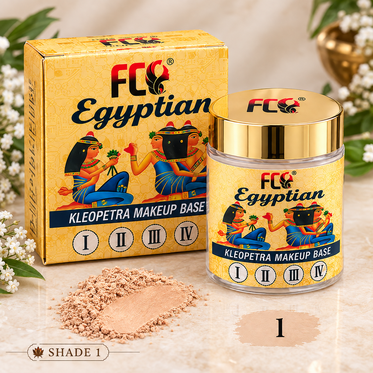 FCC Egyptian Kleopatra Makeup Base – Shade I