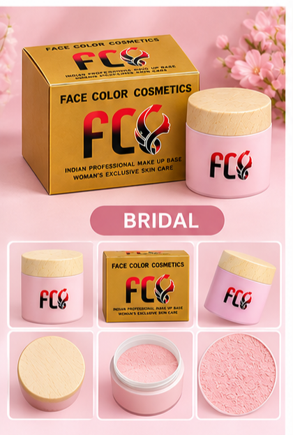 FCC Powder Makeup Base – 12 Hour Stay, Sheer Coverage & Natural Finish | 6 Shades
