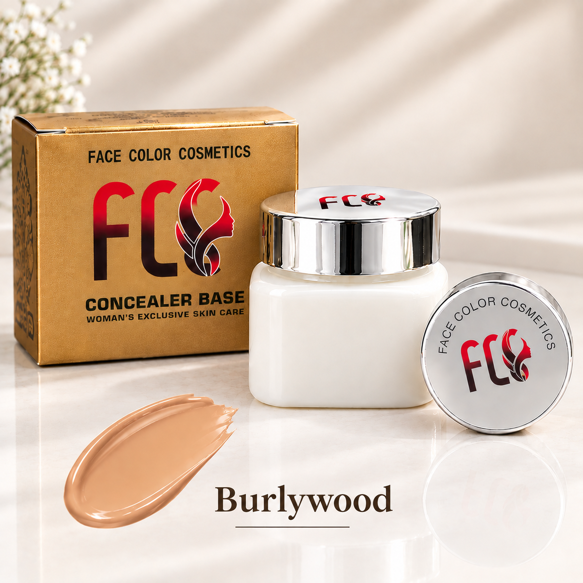FCC Concealer Base – Burlywood | Smooth Makeup Base