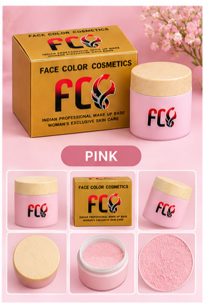 FCC Powder Makeup Base – 12 Hour Stay, Sheer Coverage & Natural Finish | 6 Shades